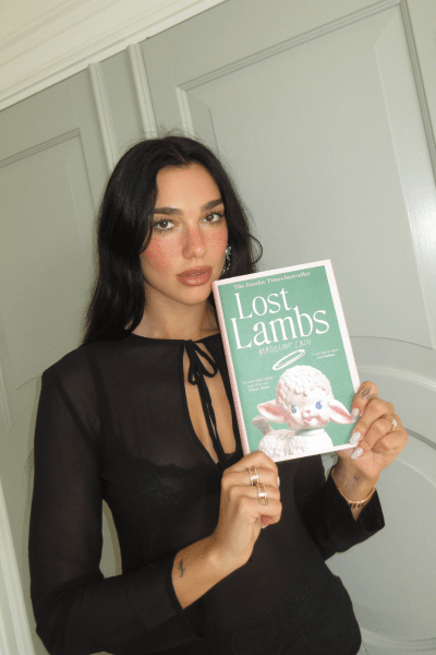 Lost Lambs Dua Lipa with Lost Lambs - her August 2026 Monthly Read