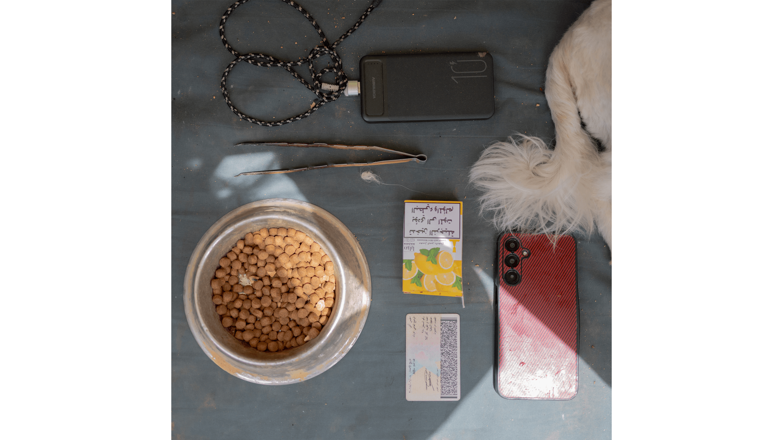 Photograph of possessions from displaced citizens of Lebanon