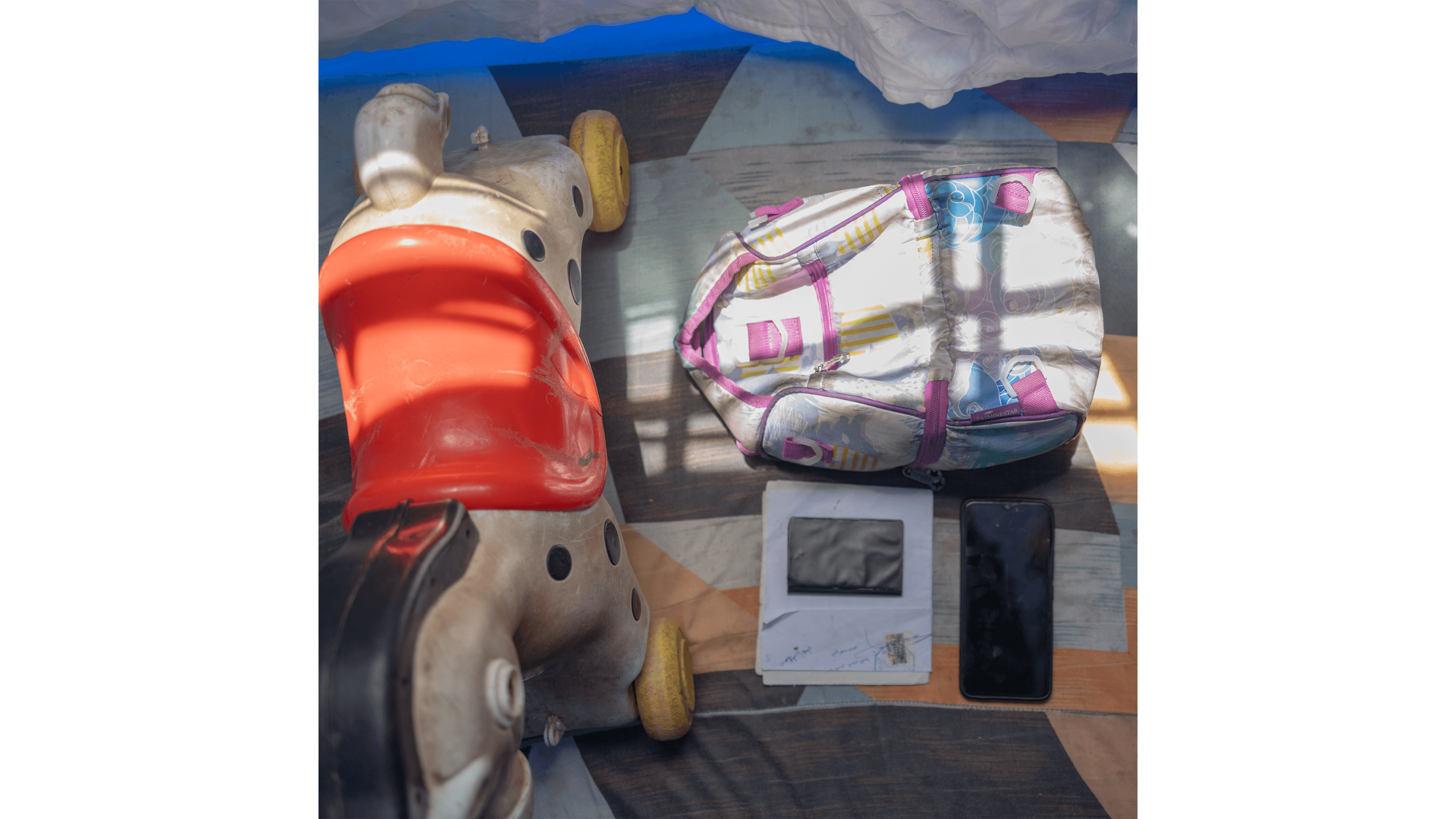 Photograph of possessions from displaced citizens of Lebanon