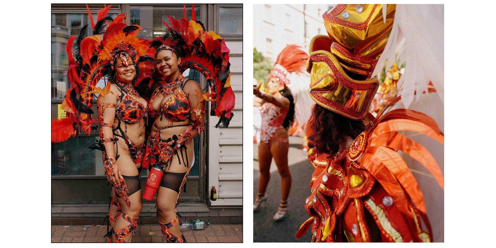 photograph showing people celebrating at notting hill carnival's 60th birthday