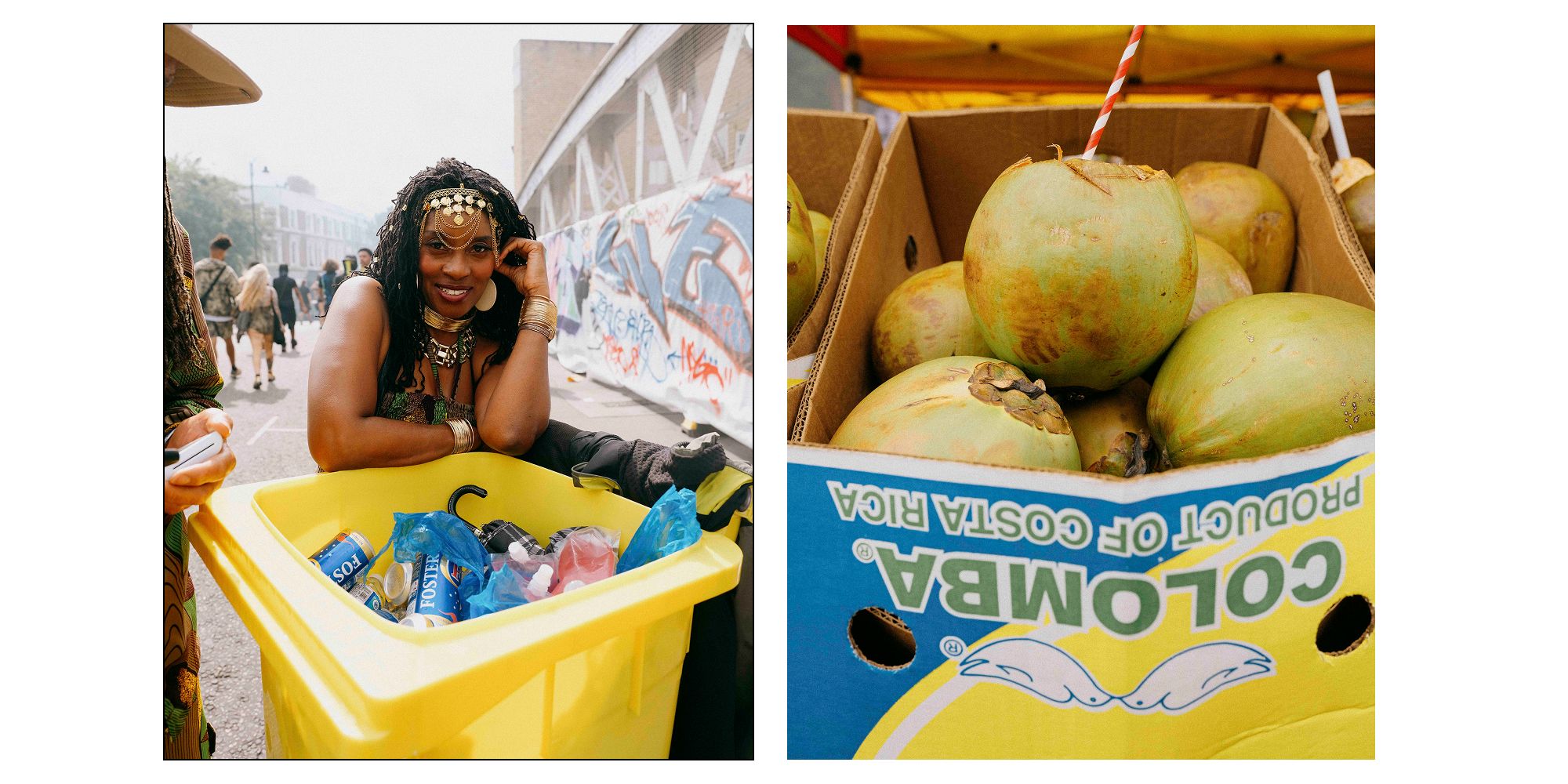 photograph showing people celebrating at notting hill carnival's 60th birthday