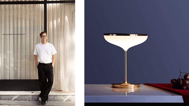 Portrait of designer Aristotelis Barakos