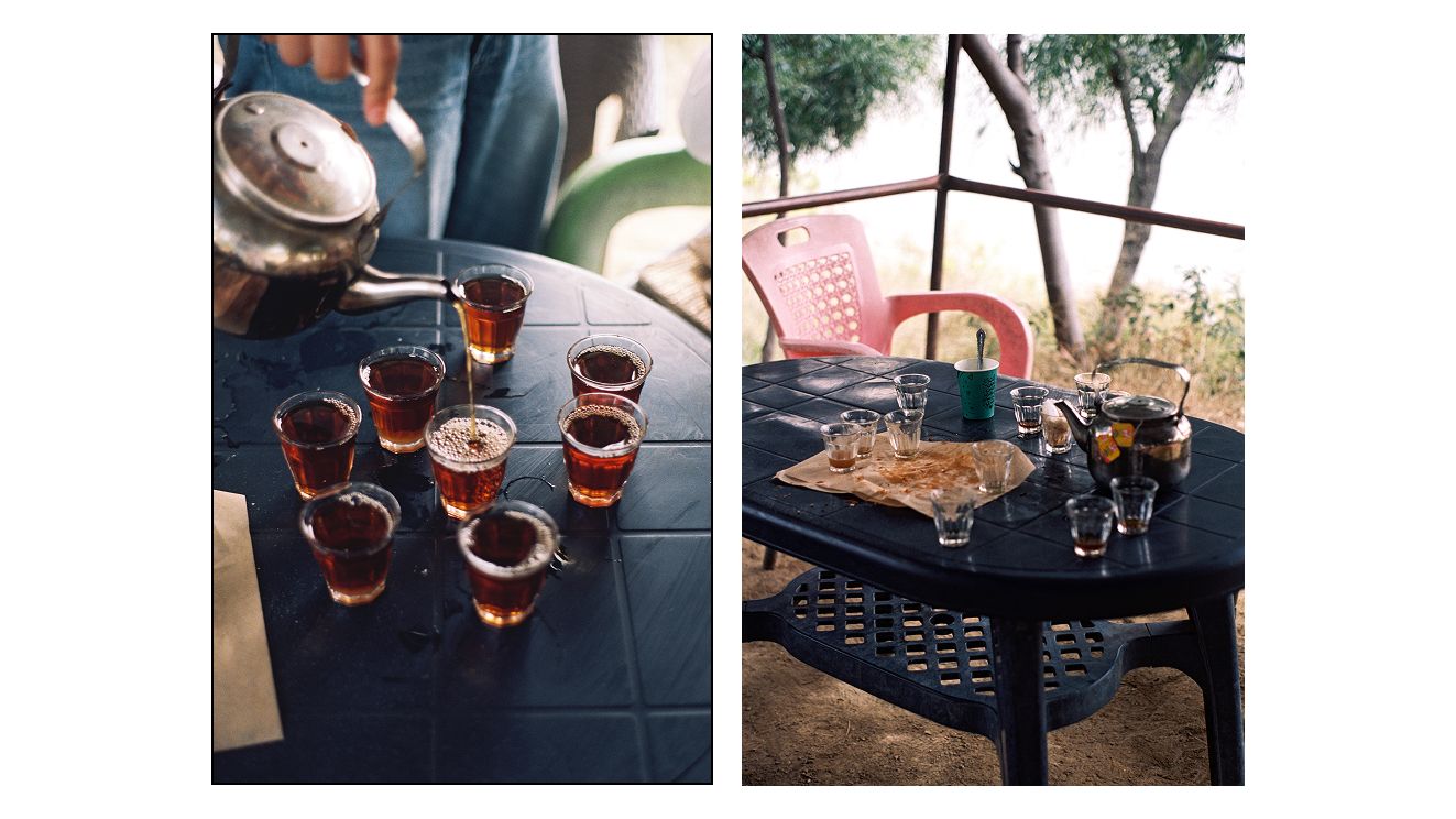 Composite of images of Syrian life by Yamine Daaboul