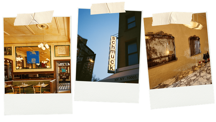 Three pictures with the Lobby Bar at Hotel Chelsea, Schmuck Bar and Lai Rai