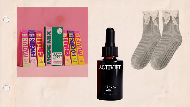 Good salt supplements, Activist Manuka elixir and Pilates socks