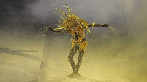 Backstage With: The ‘Golden Voyager’ At The Olympics Closing Ceremony 