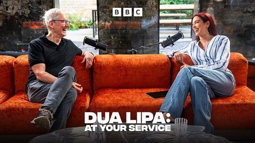 Dua Lipa Meets Tim Cook