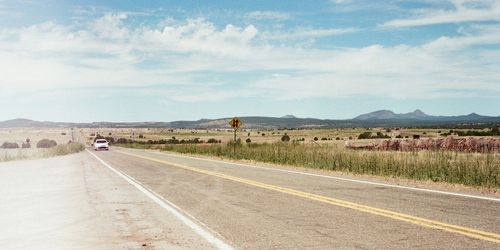 Photograph showing a stretch of Route 66 