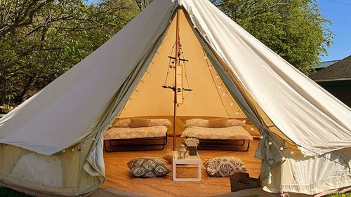 The ‘Secret’ Glastonbury Glamping Retreat Offering The Ultimate Festival Experience