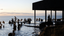 GeoSea Baths in Húsavík Iceland people bathing