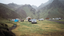 Camping in Þakgil Iceland mountain views
